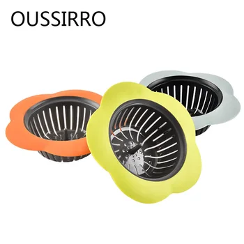 

2020 Time-limited Real Escurreplatos Cocina Ralo Flower Shaped Tpr Bathroom Shower Kitchen Drain Filter Cover Prevent Clogging