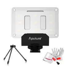 Aputure Amaran AL-M9 CRI95+ мини светодиодный видео светильник на Камера заполнить светильник с мини-штатив светильник стенд и набор для чистки Pergear