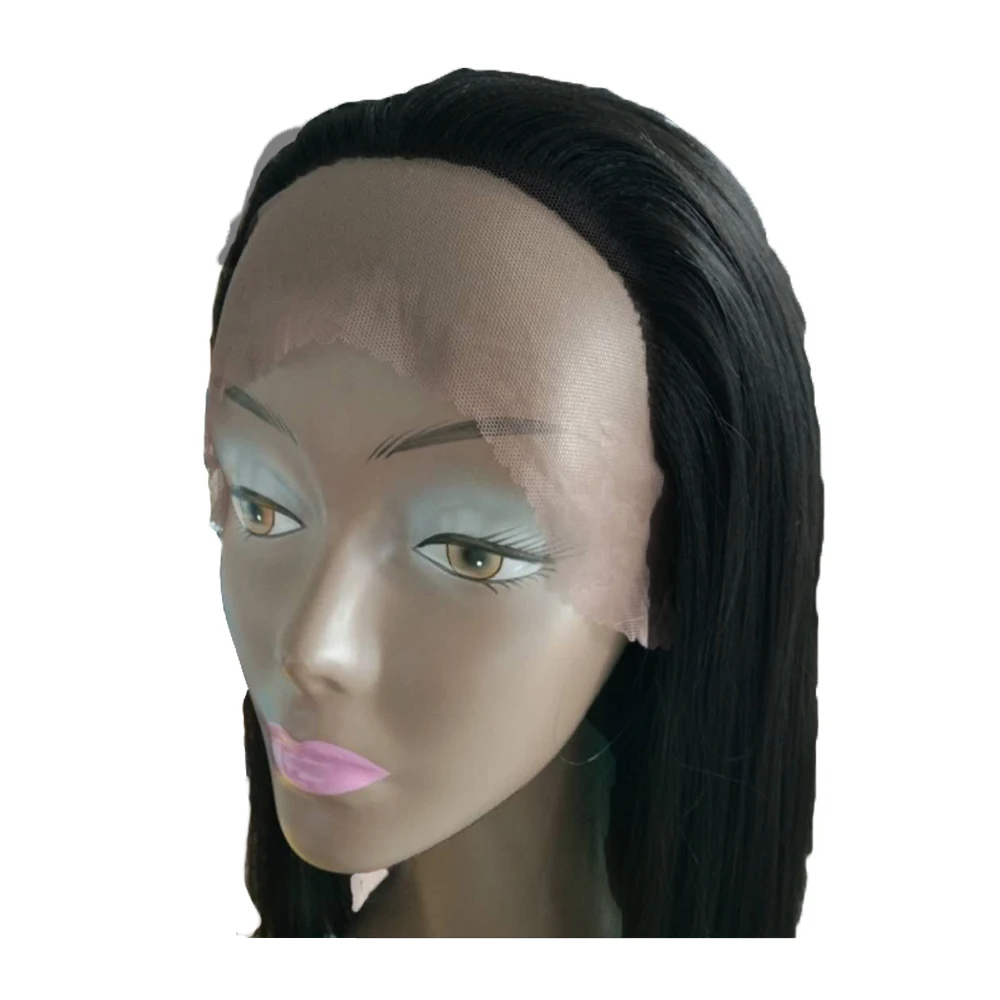SOKU Straight Synthetic Lace Front Wigs 30 Inch Long Free Part Lace Wigs High temperature fiber Trendy Hair Wig For Black Women