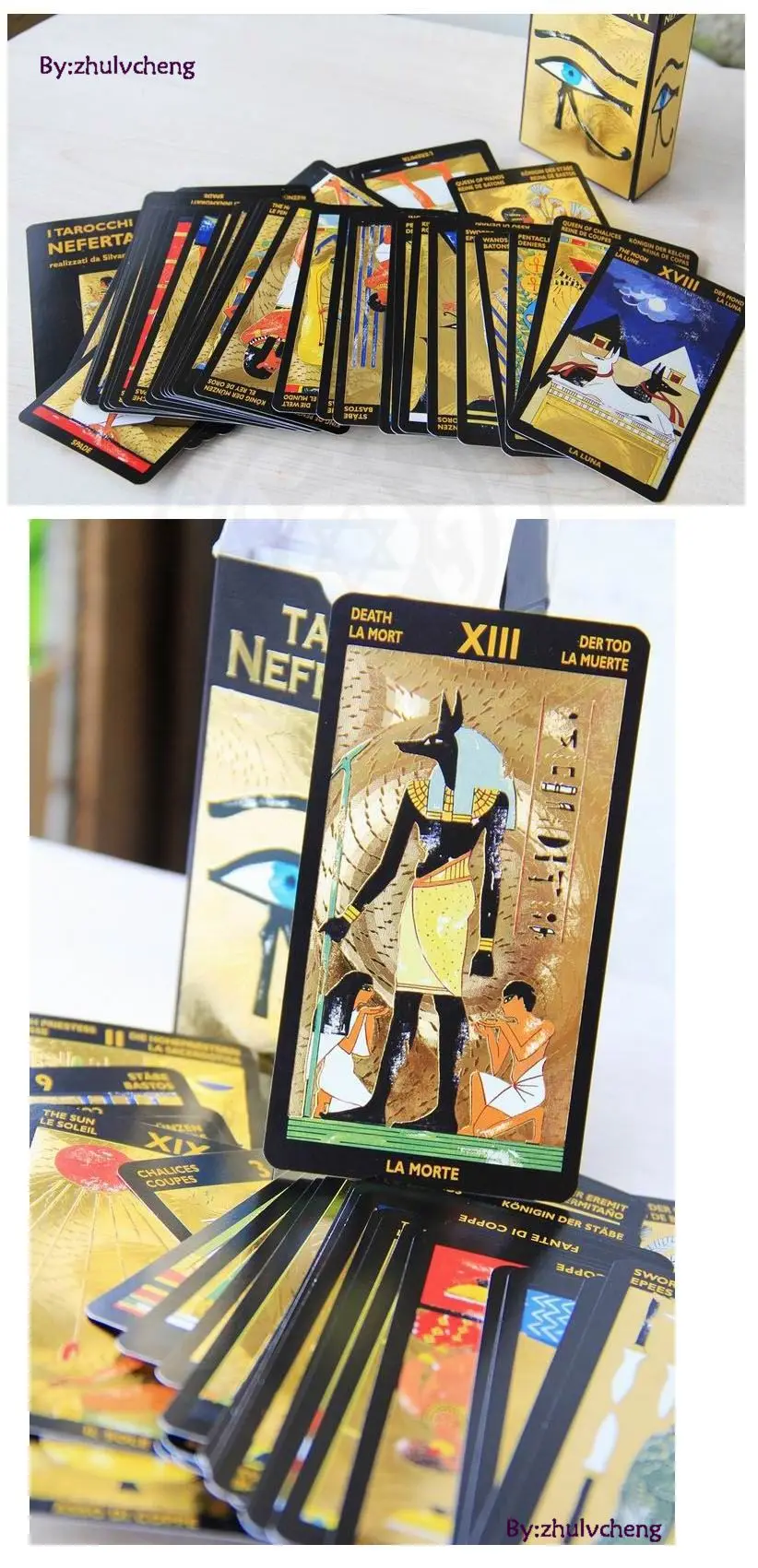 Nefertaris колода карт Таро английская версия игральные карты настольная игра Карта