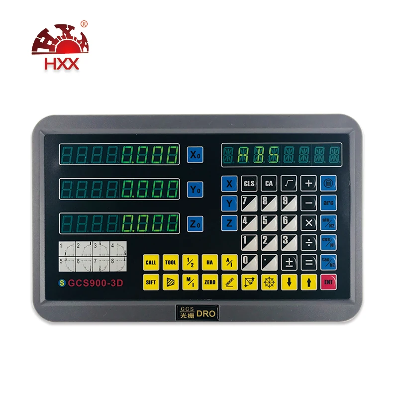 

High-precision 3-axis electronic ruler dro and 3pcs 5u 50-1000mm linear ruler