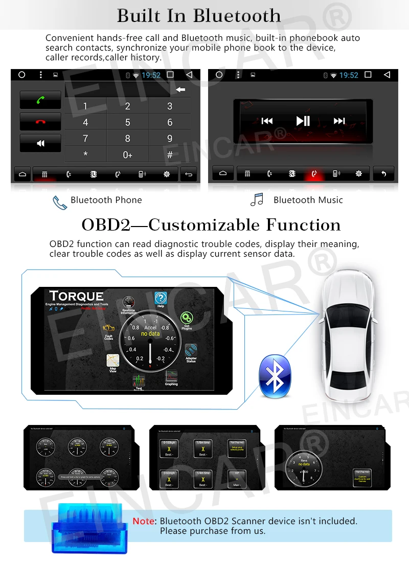 Cheap 4G Dongle+Android 6.0 Car Radio Player In Dash Double 2 din Car Stereo GPS Navigation support Wifi/SW Control/USB/SD input/OBD2 7