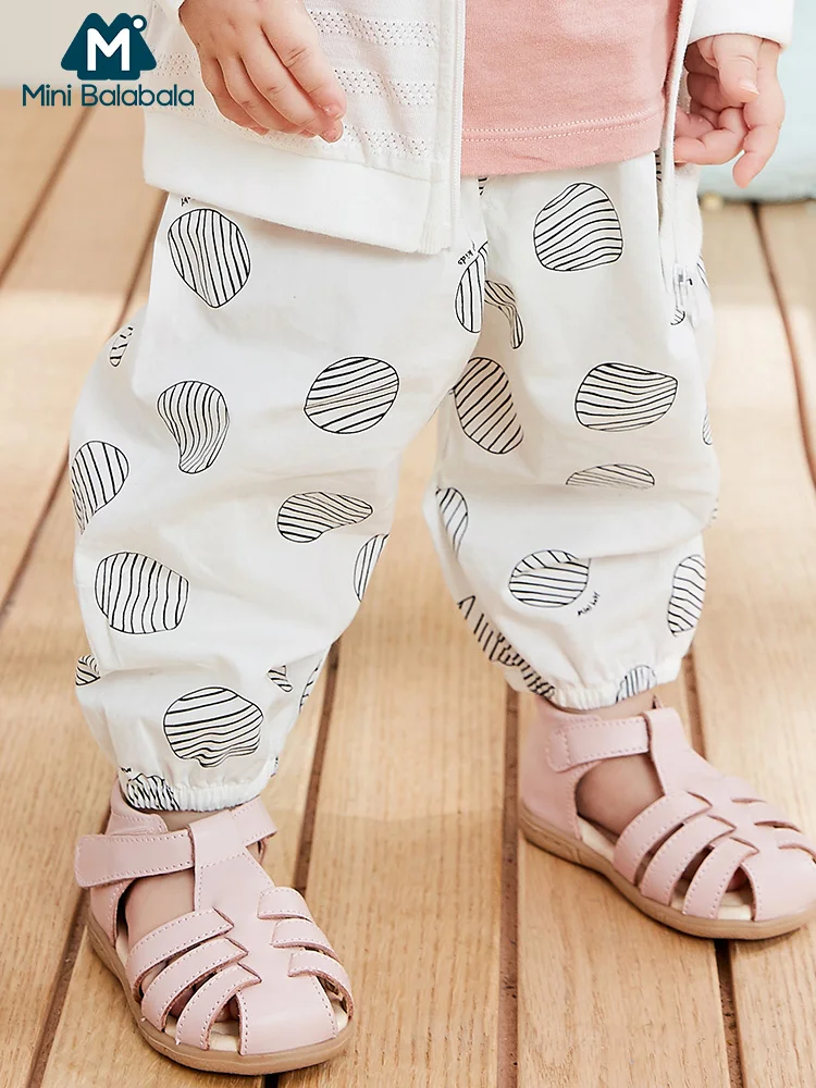 

Mini balabala Baby pants 2019 summer new baby girls and boys lantern pants children infant loose trousers