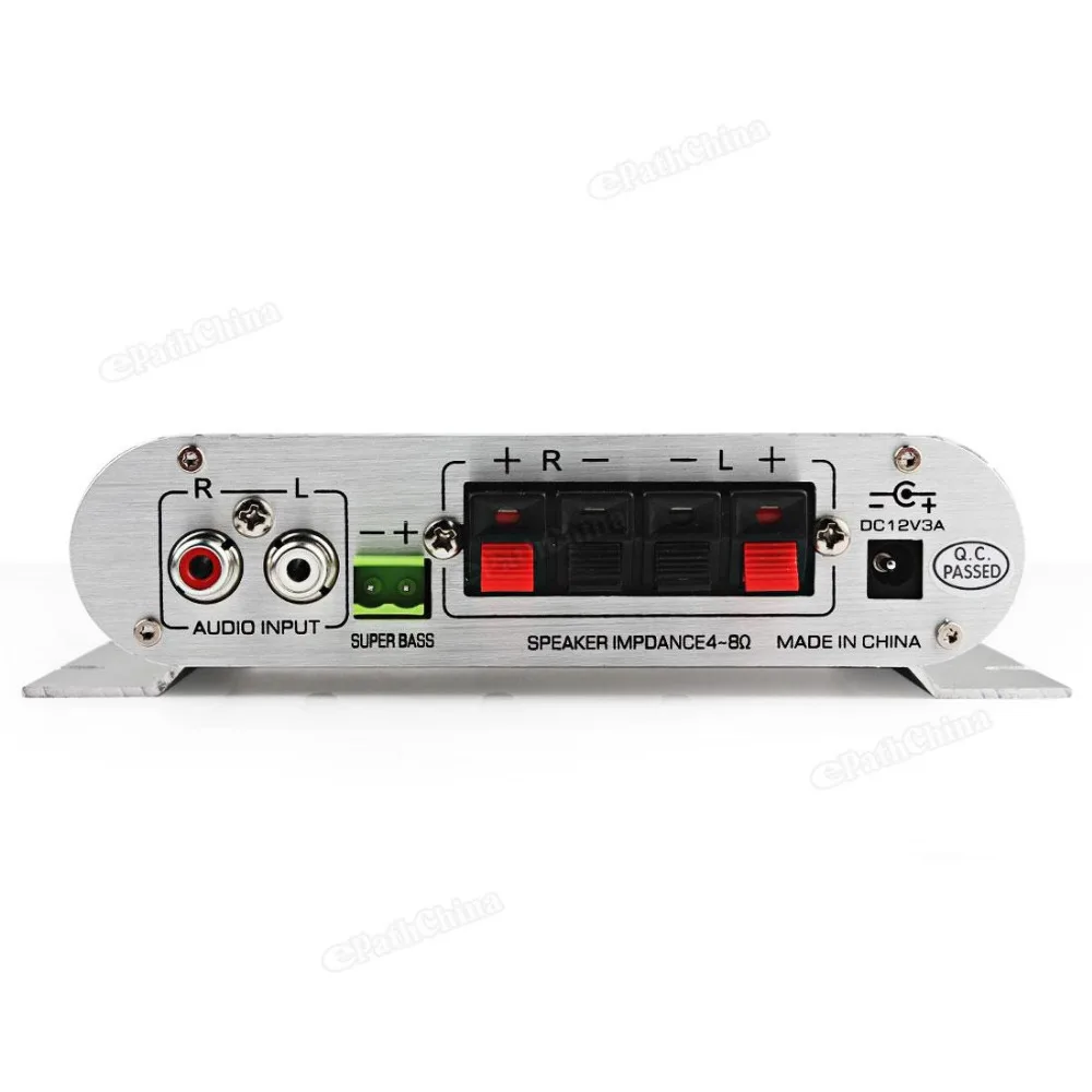 Lepy 12В мини Hi Fi усилитель Радио MP3 стерео для автомобиля мотоцикла дома|hi-fi amplifier|mini