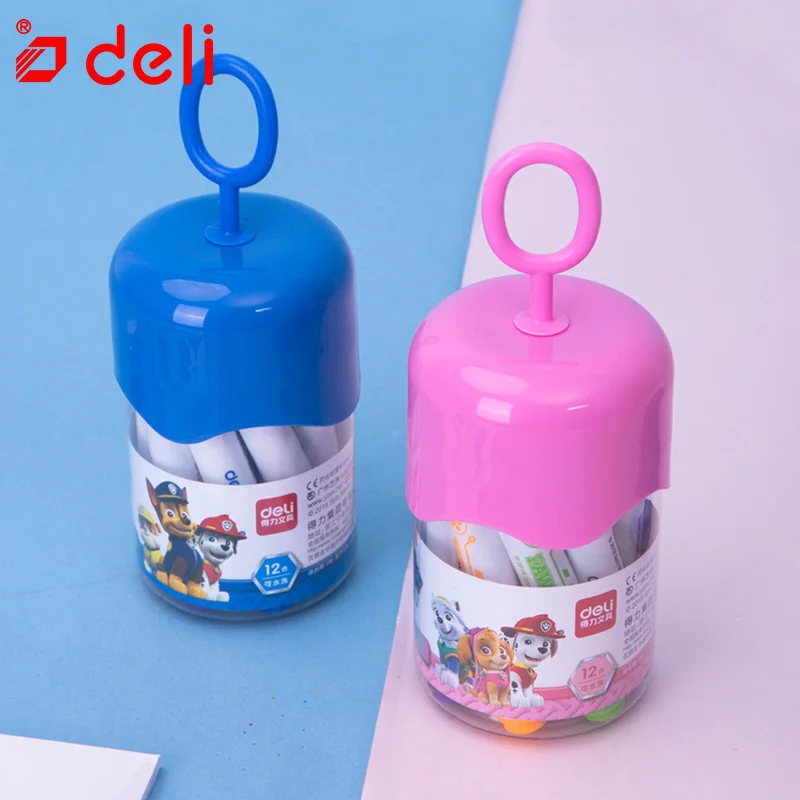 

Deli 12/18/24pcs Water Color Pen Graffiti Painting Watercolor Marker Washable Sketch Pen Stationery Kids Gift Artist Supplies