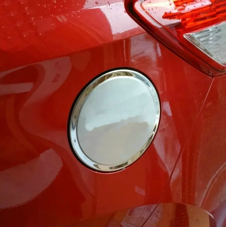 

fuel cap tank cover Fit For Yaris 2009 2010-2013 YarisL 2014 car-styling plating protective decorative trim film stickers