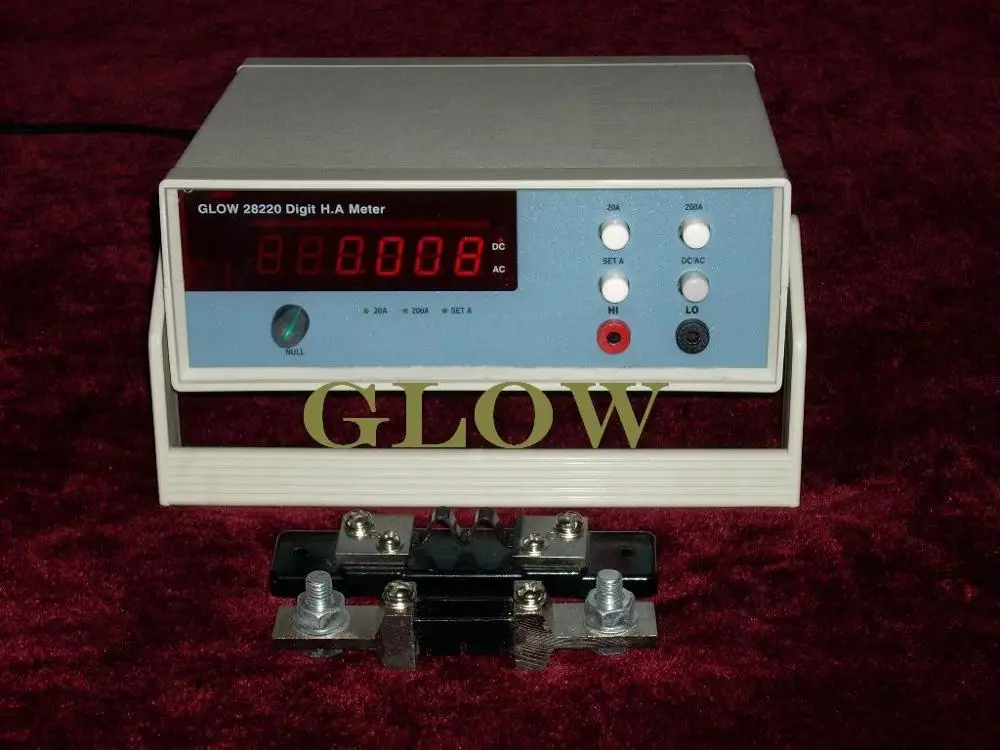 

Fast arrival Desktop GLOW28220 4 1/2 digital AC/DC High Current meter High Current tester 400A/500A/1000A/2000A
