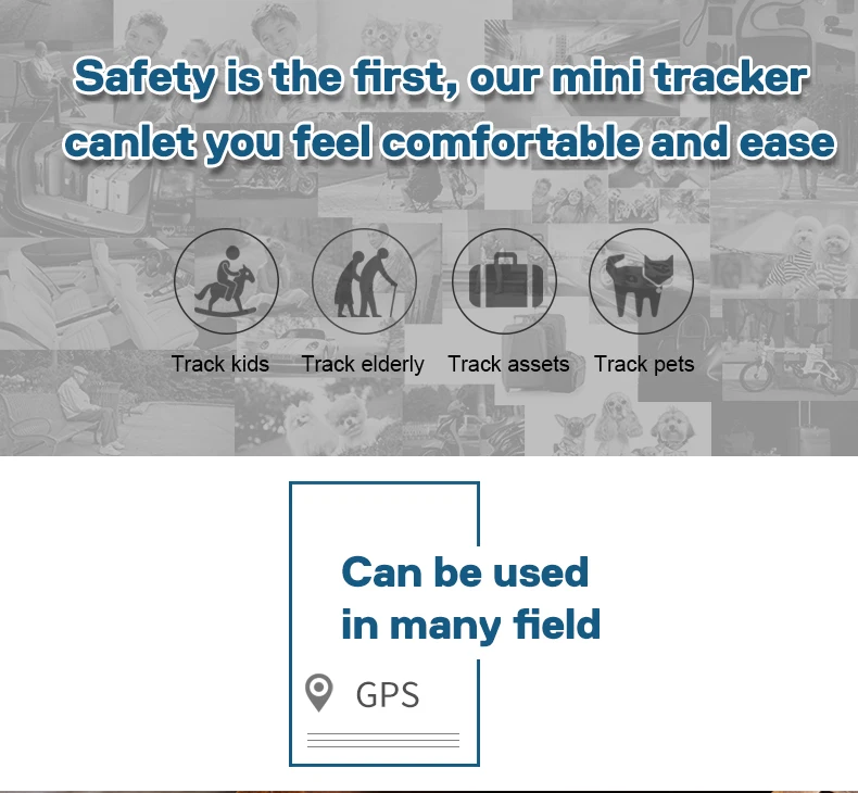 Dispositivo de Rastreamento para Crianças Animais de Estimação com Sos Gps à Prova Atacado Água Mini Localizador Gps Tracker Gsm - Gprs Alarme Anti-perdido Voz Monitor A21 d' 4 High Quality gps tracker locator