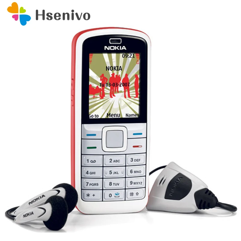 Оригинальный сотовый телефон Nokia 5070 GSM 2G разблокированный дешевый один год