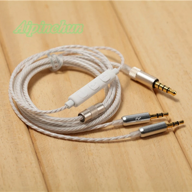 

Aipinchun Audio Cable Headphone Cord Replacement Wire 4 Colors for sol Repulic Master Tracks HD V8/V10/V12/X3 A25