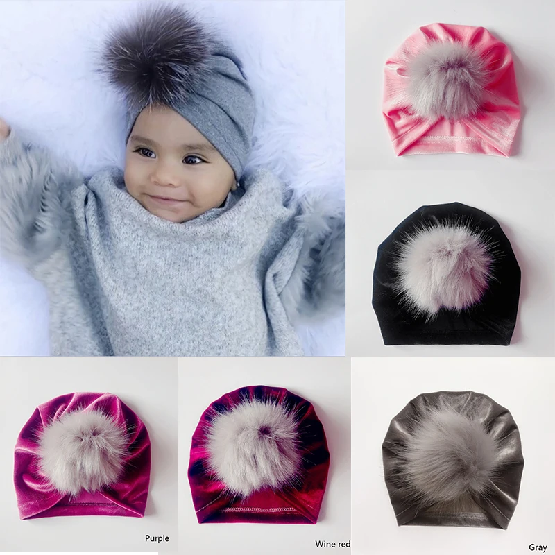 

MOLIXINYU Baby Kids Pom Boy Girl Winter Hat Children Boy Girl Hat Knit Warm Cute Hat Photography Photos Lovely Kids Cap