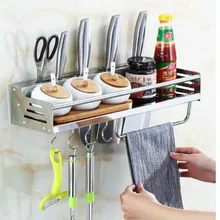 Кухонная стойка настенный 304 нержавеющая сталь приправа для хранения ножей стойки подвесной стеллаж WF4031124