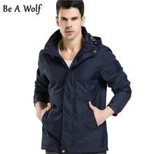 Весенне-осенние походные куртки Be A Wolf, Мужская Флисовая уличная одежда для рыбалки, кемпинга, походов, альпинизма, водонепроницаемая куртка 211