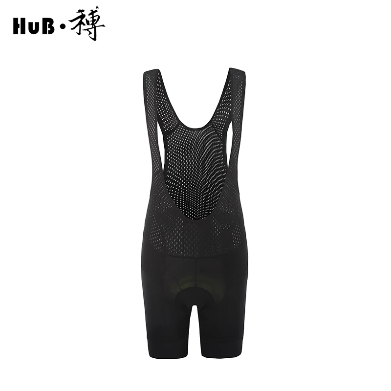 

HuB Professional sports summer Men's riding Hollow strap shorts 3D padded mtb breathable Quick drying bicycle Bib shorts