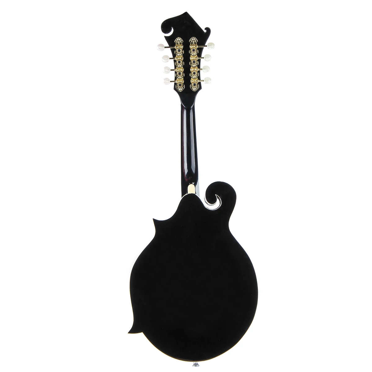 SENRHY F Стиль 8 струн черный мандолин с палисандр стальная струна Регулируемый мост музыкальный инструмент с сумкой и 2 выборки