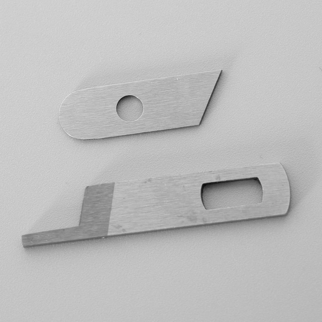 2Pcs Upper & Lower Sewing Machine Blade for SINGER 14CG744 14CG754 14SH644 14SH654 14U544 14U554 14U555 14U557