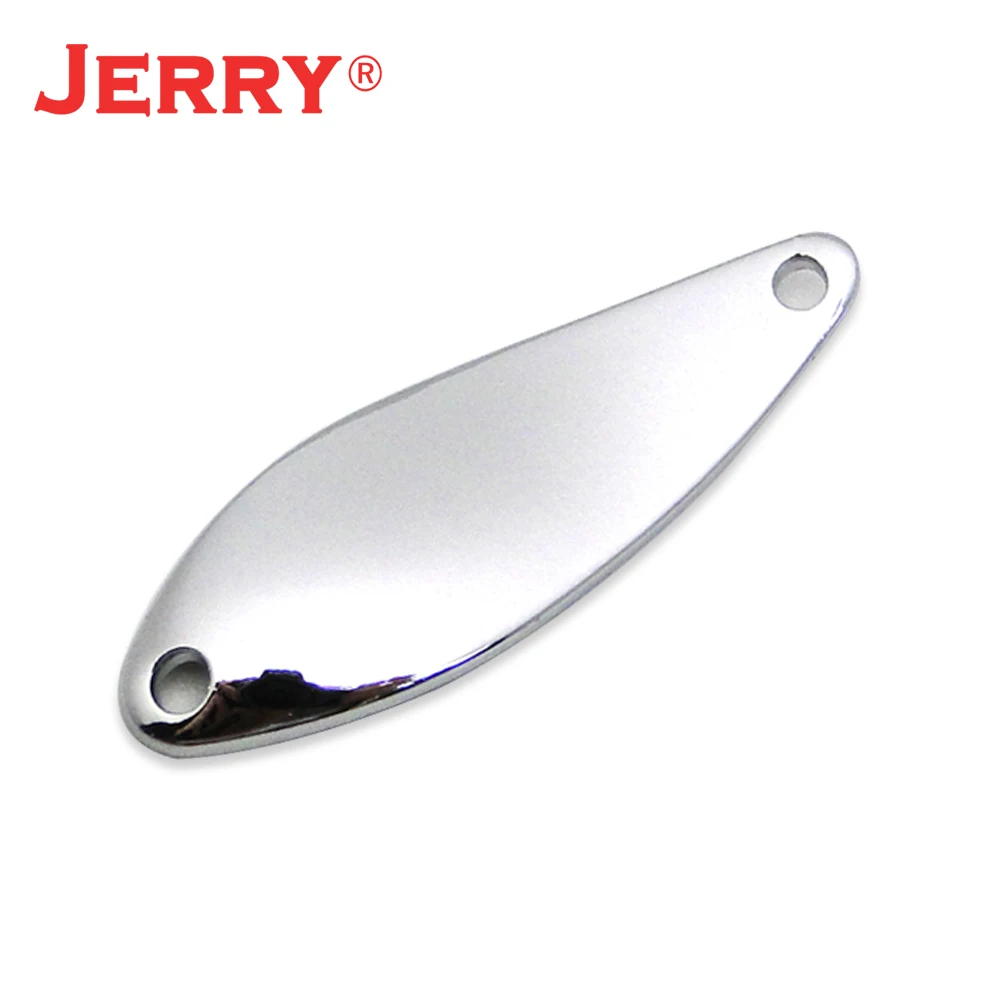 Jerry 1.8g 2.4g Micro Fishing Spoons Brass Unpianted Blank Body Area Trout  Spinner Freshwater Metal Artificial Bait