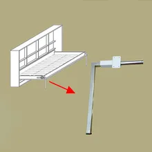 2 шт./лот Складная для кровати ноги стены скрытый механизм аксессуар