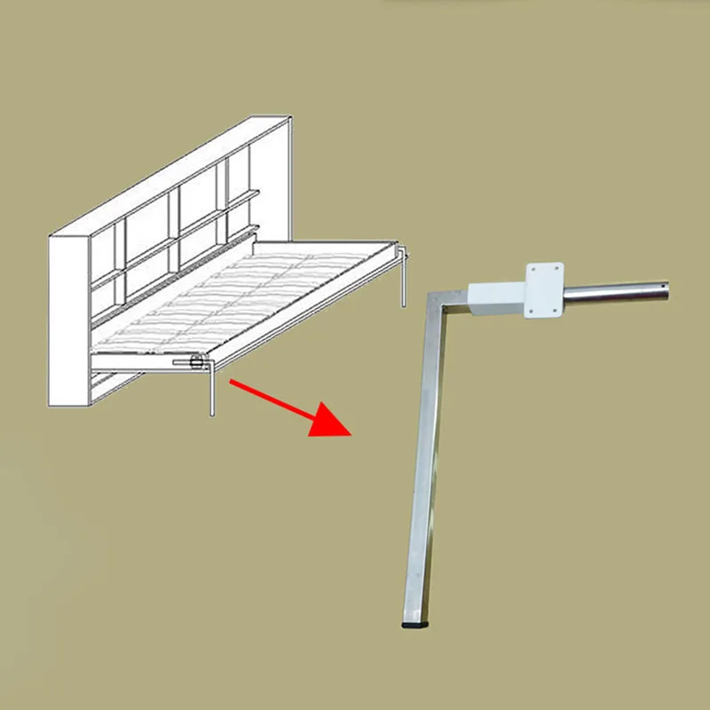 

2pcs/lot Folded Bed Legs Wall Hidden Mechanism Accessory