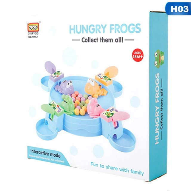 Hungry Frog Eating Beans Children Board Inteligence Games Toy Family