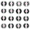 Mikiwi 25mm Mink Eyelashes 20/30/50 Wholesale 3D Mink Lashes round case custom packaging Label Makeup Dramatic Long Mink Lashes 4