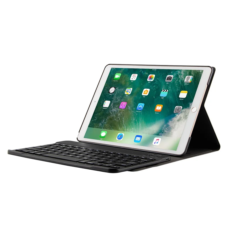 

Luxury Tablet Case For iPad Air 1 Air 2 Pro Bluetooth Keyboard Leather Stand Cover For iPad 2017 2018 9.7'' with Pencil Holder