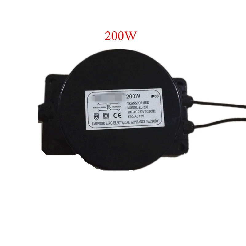 Светодиодный подводный трансформатор AC12V IP67 водонепроницаемый 20 Вт 60 120 200 220 В