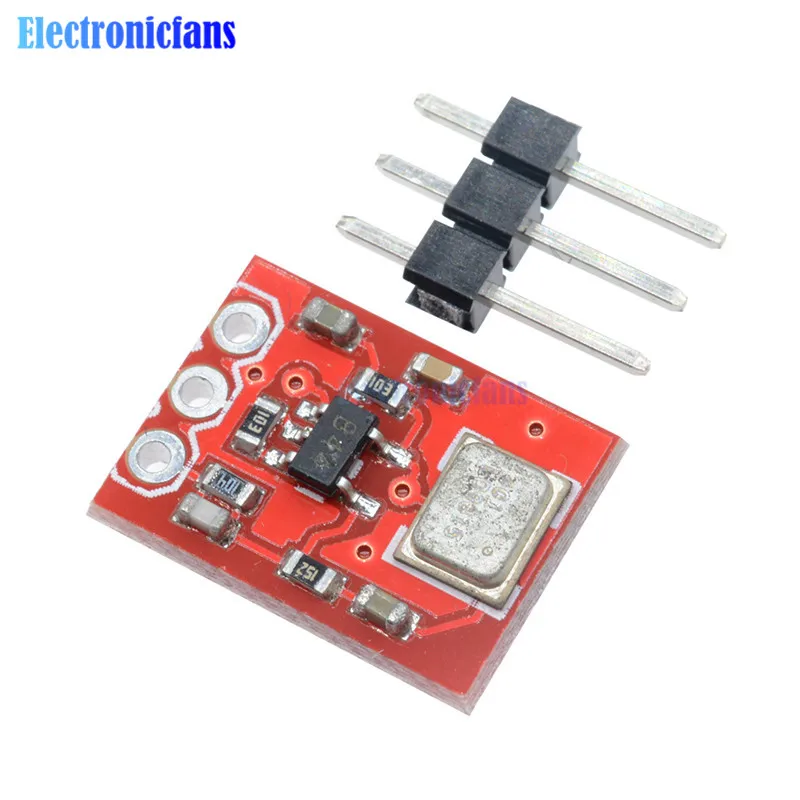 

ADMP401 MEMS Amplifier AUD Microphone Breakout Module Board 1.5V to 3.3V DC For Arduino Universal 40mW With Pins