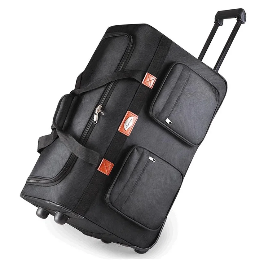 

26"32" extended trip packing case Rollaway oxford wheel Rolling Waterproof trolley luggage bag travel bag,Checked hand luggage