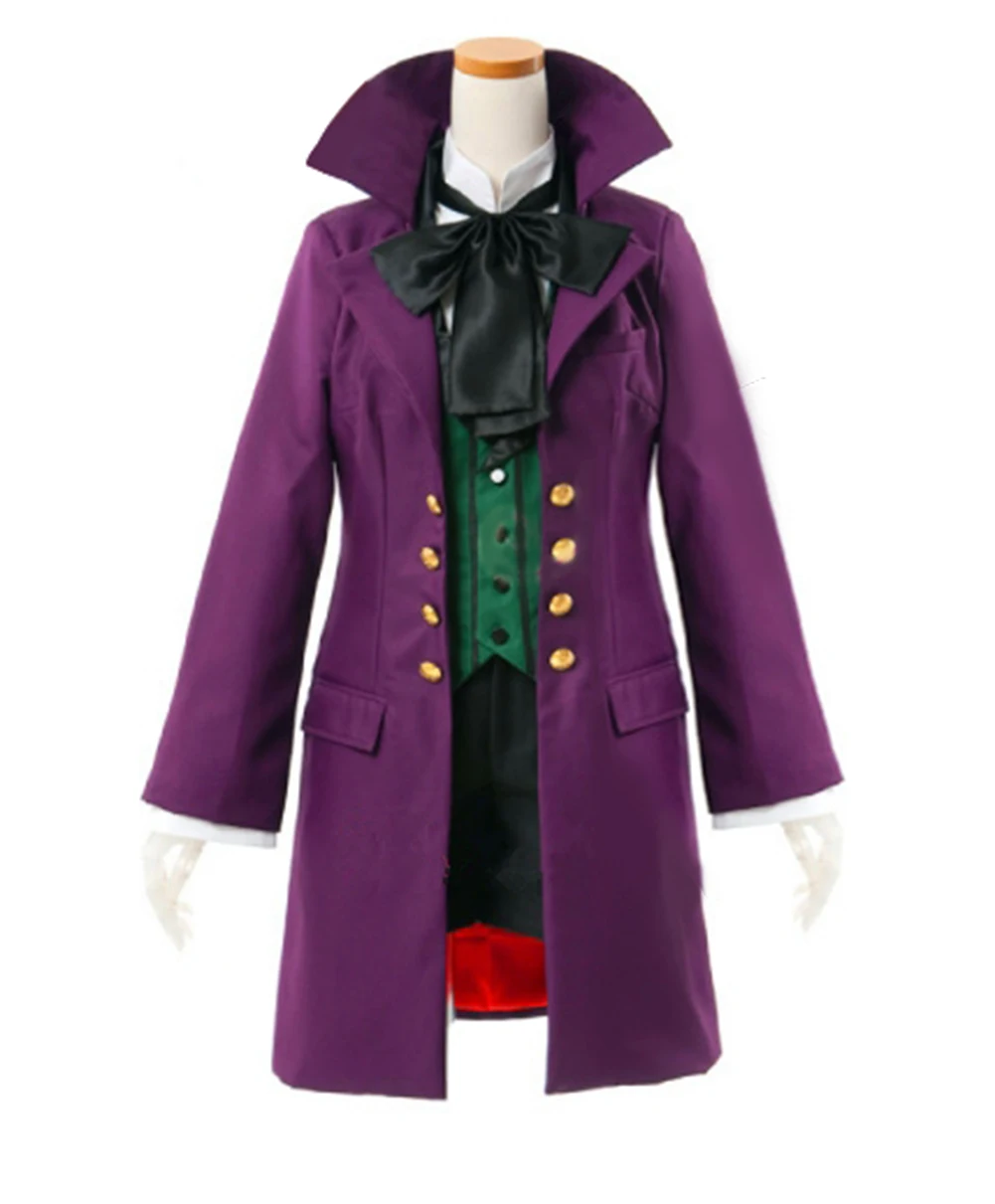 Brdwn Black Butler II унисекс Sebastian Alois Trancy Ciel brithday Shinigami Grell Sutcliff Red Death костюм для