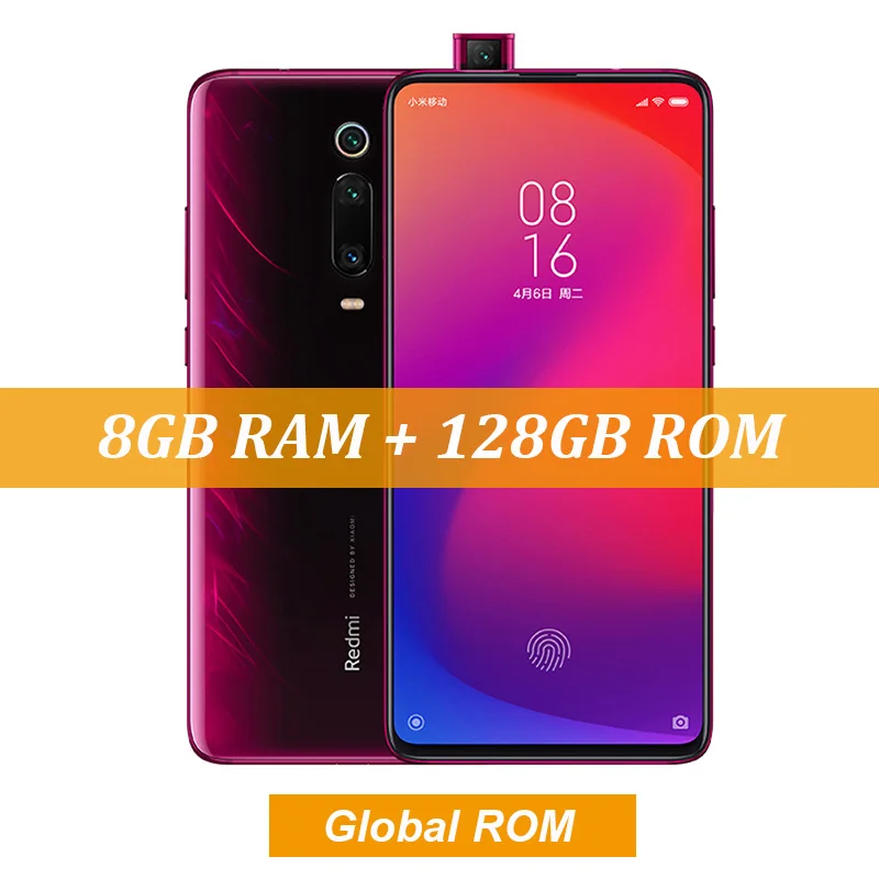 Red Global ROM Xiaomi Redmi K20 Pro с глобальной прошивкой, 8 ГБ ОЗУ, 128 Гб ПЗУ, восьмиядерный смартфон Snapdragon 855, 6,39 дюймов, AMOLED, камера 48 МП, 4000 мАч - Цвет: Red Global ROM