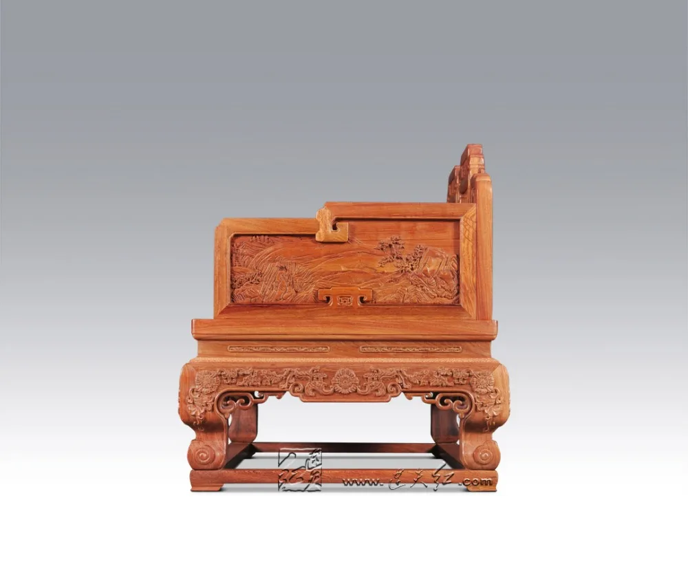 2 Seats Double Chair Chinese Royal Rosewood Furniture Living Room Studio Couch Solid Wood Antique Chaise Lounge Carving Sofa Bed 2 Seats Double Chair Chinese Royal Rosewood Furniture Living Room Studio Couch Solid Wood Antique Chaise Lounge Carving Sofa Bed