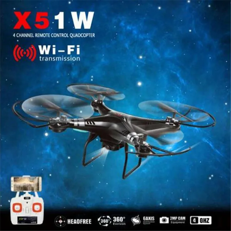 

Peradix RC Aircraft X5SW 2.4Ghz 4CH RC Quadcopter 3D Roll Drone Camera Real Time Transmission RC Plane RC Airplane