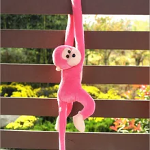 Игрушки для детей мультфильмы Обезьяна Мягкая Плюшевая Игрушка Животные Куклы кукольные гиббоны подарок для детей розовый ребенок день рождения подарок F416