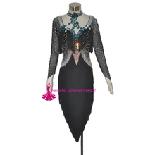 Latin Dance Skirt Women Girls Lady Cha Cha Rumba Samba Tango Ballroom Dancing Wear Latin Competition Costumes Adult