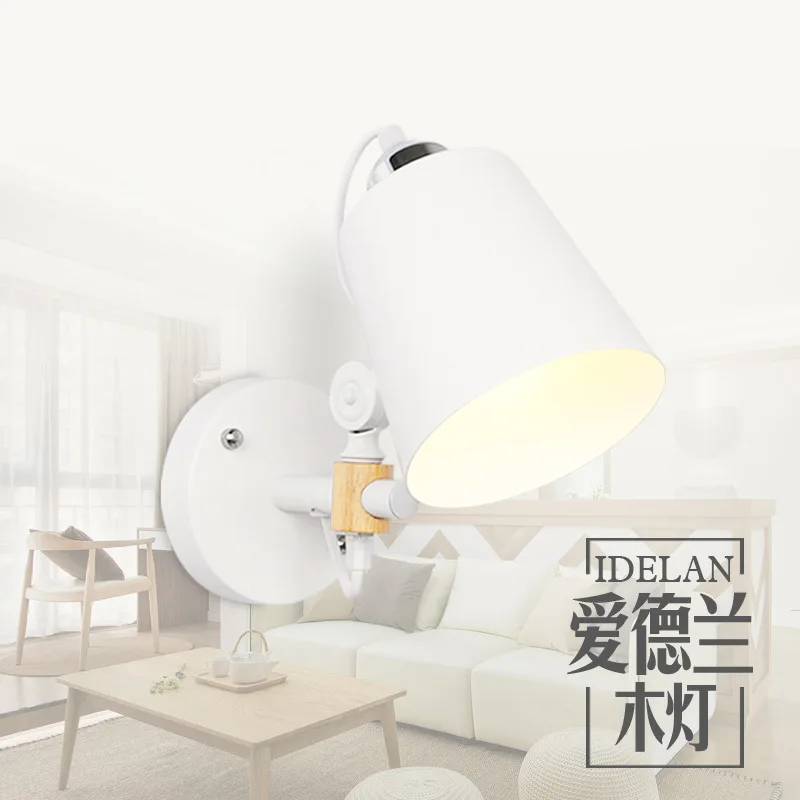 

wall lamp corridor study reading lamps and lanterns of solid wood bedroom loft adjustable bedside lamp, wall lamp