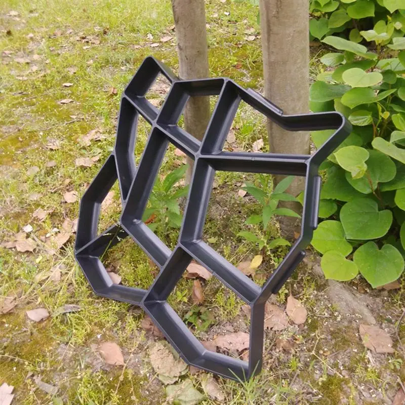 Пластиковая форма для изготовления дорожек DIY вручную для укладки цемента и кирпича для украшения сада(модель A
