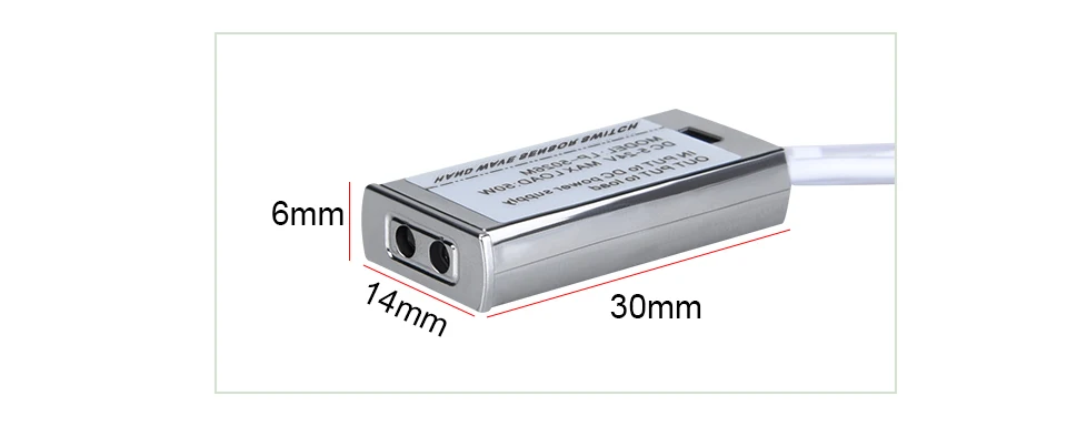 EeeToo Hand Sweep Sensor Switch DC 12V-24V Interrupteur Hand Wave Scan IR Sensor Switch DIY Control Light Switches For LED Strip (6)