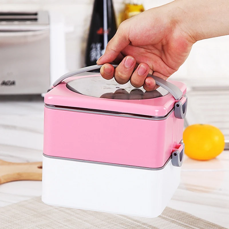 Портативный мини-японский Bento Box герметичная нержавеющая сталь Ланч-боксы для детей контейнер для пикника для хранения продуктов