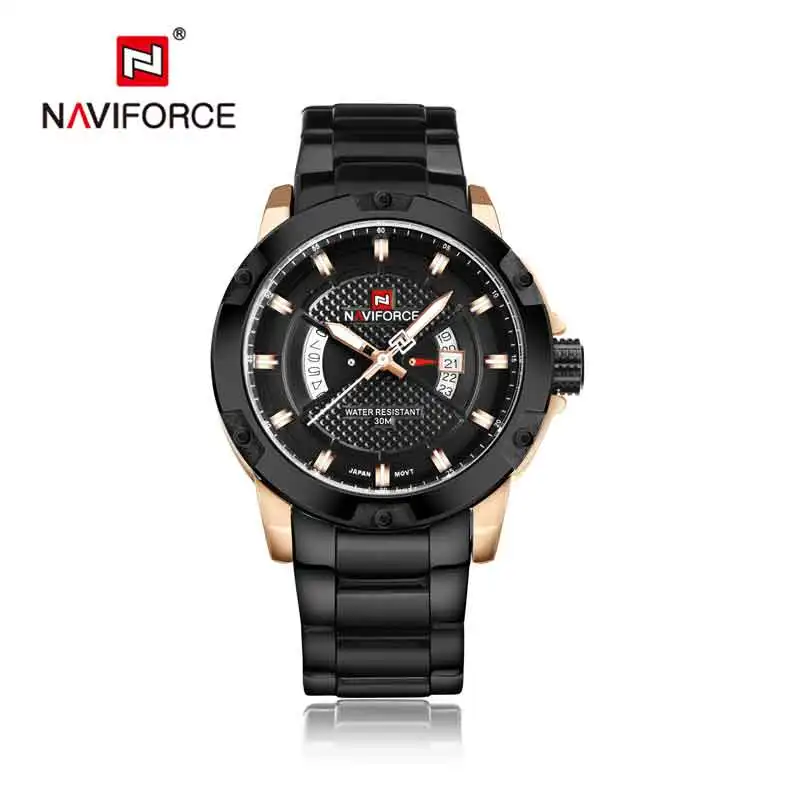 Часы NAVIFORCE мужские кварцевые водонепроницаемые армейские армейские|Кварцевые