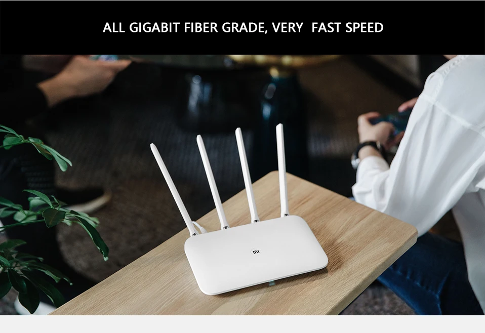 Xiaomi Mi Wi-Fi маршрутизатор 4 Wi-Fi повторитель 2,4G/5 ГГц 128 МБ двухдиапазонный двухъядерный DDR3-1200 1167 Мбит/с приложение управление беспроводной маршрутизатор