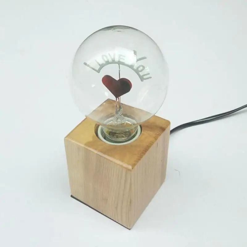 

Key switch table lamp E27 vintage wood Table Lamps decorative style and lanterns DIY lamps Lamparas De Mesa Desk Lamp
