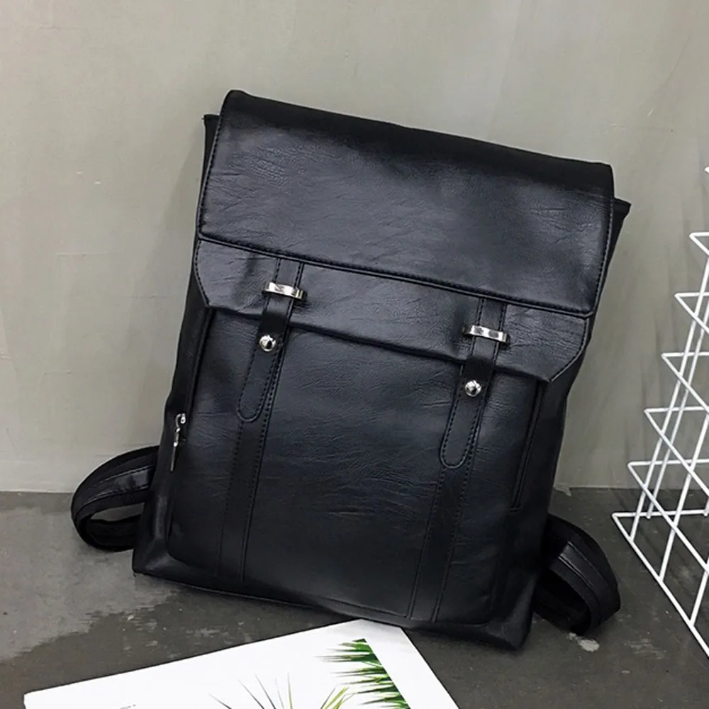 Vintage England Unisex Pillow Shape Backpack Bag Travel With Interior Zipper Pocket Large