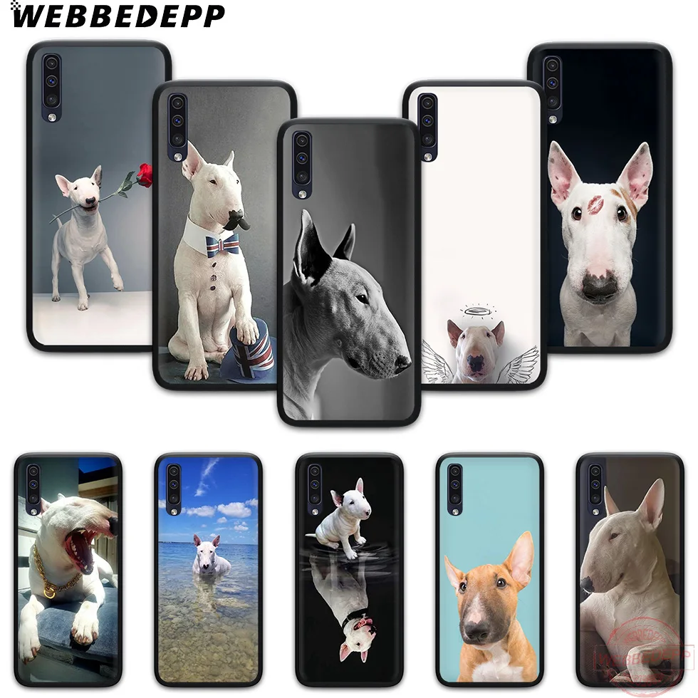 

WEBBEDEPP Bull Terrier soft silicone for Samsung A3 5 6 7 8 9 J6 A10 A20 A30 A40 A50 A60 A70 M10 M20 30 40