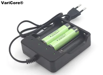 

2pcs Protection New Original 18650 battery 3.7 V NCR18650B 3400 MAH Li-ion Rechargeable batteries with PCB+ 1 X battery Charger
