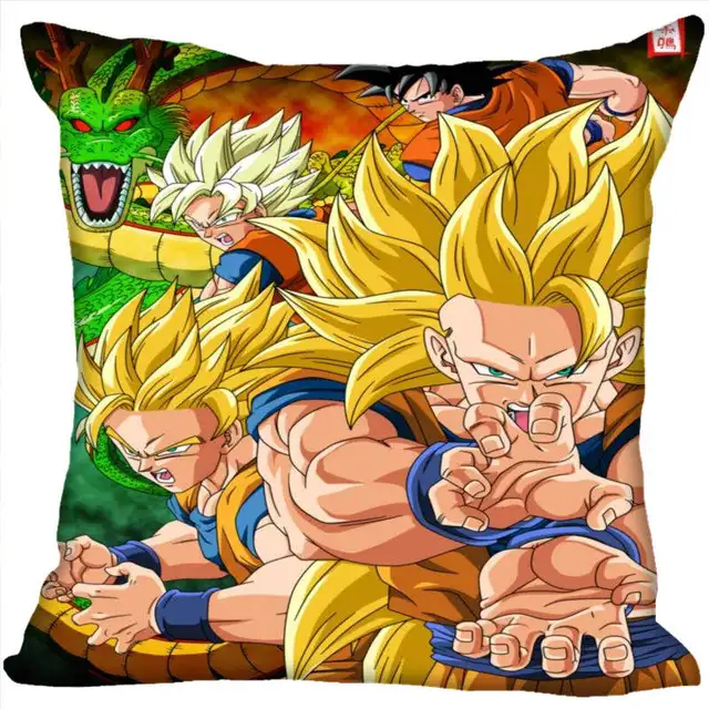 New Custom Pillow Case anime dragon ball Z &q Pillowcases zipper