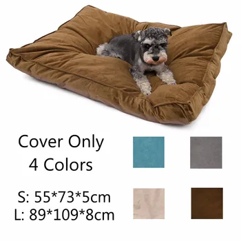 

DIY Removable Cover Bed For Pet Dog Cover Only Pet Bed Set Stone Grain Cat Cushion Dog Mat Pet Puppy House New 4 Colors