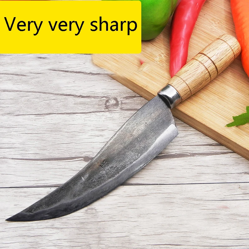 LDZ фирменный композитный стальной обвалочный нож бойня сплит-нож для приготовления пищи, выщипывающий нож для мяса