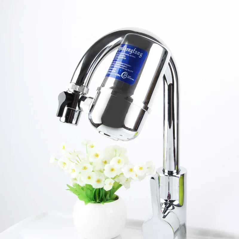 6 л вращающийся бытовой кухонный водопроводный очиститель воды для кухни санитарный передний кран с активированным углем фильтр для питьевой воды