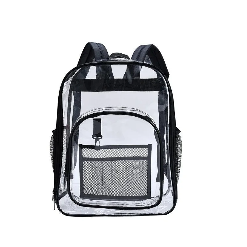 

Miyahouse Waterproof Transparent Women Backpacks Clear Sac Female Mochila PVC Jelly Bag Student School Bag For Teenagers